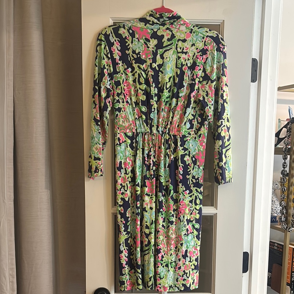 Lilly Pulitzer Alexandra Dress with 3/4 Sleeves - Picture 3 of 3